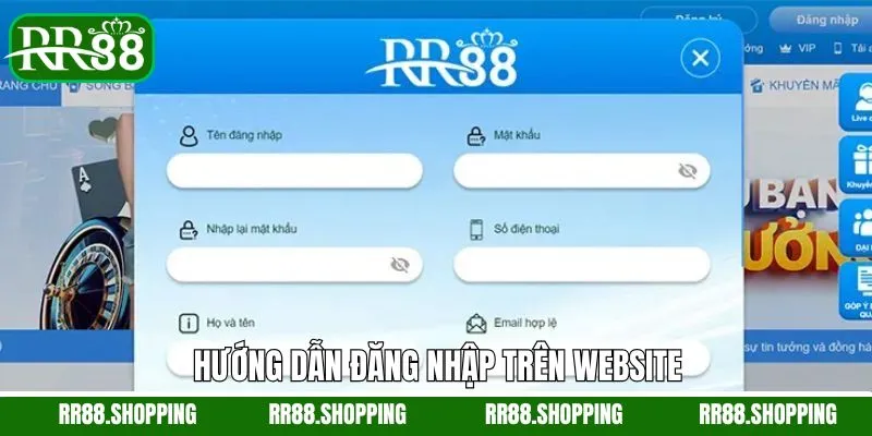 Đăng nhập RR88 nhanh chóng trên web chỉ với vài thao tác Đăng nhập RR88 nhanh chóng trên web chỉ với vài thao tác